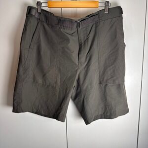 REI Co-op‎ Mens Nylon Hiking Shorts Olive Green Built On Purpose Size 38